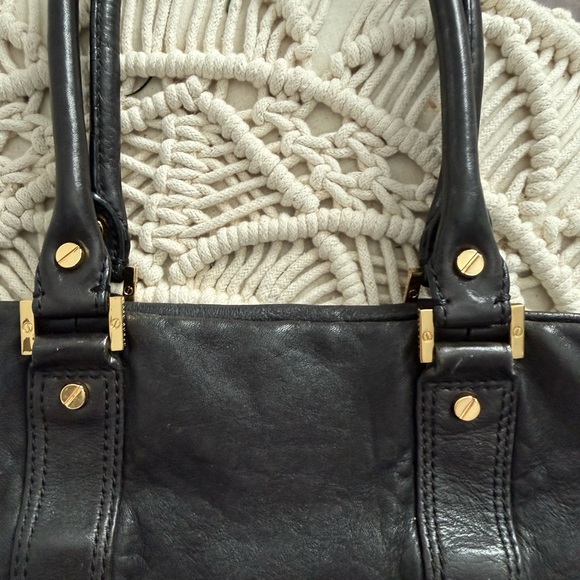 Tory Burch Black Leather Tote - Picture 6 of 6